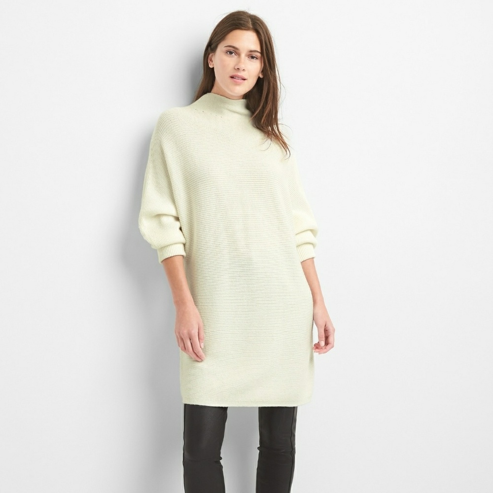 Mockneck batwing tunic